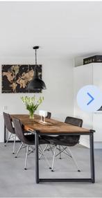 Eettafel, Huis en Inrichting, Tafels | Eettafels, Ophalen, 50 tot 100 cm, Zo goed als nieuw, 150 tot 200 cm