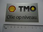 sticker oud Shell TMO oil olie auto motor cross race, Verzamelen, Ophalen of Verzenden, Zo goed als nieuw, Bedrijf of Vereniging