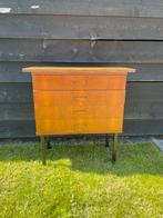 Vintage mid century ladekast deens design simpla lux stijl, Zo goed als nieuw, 3 of 4 laden, Minder dan 100 cm, 25 tot 50 cm