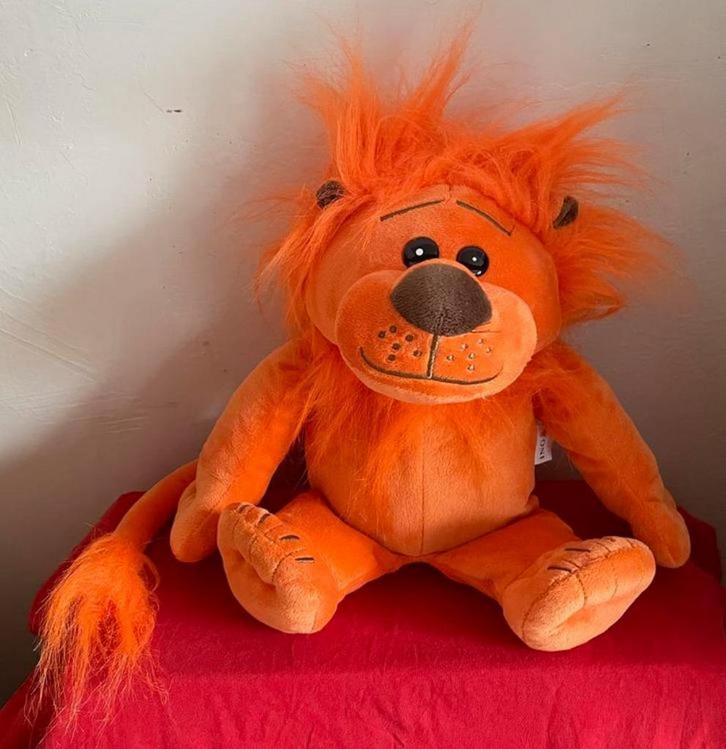 Holland oranje grote spaarpot De Leeuw van ING in nieuwstaat, Verzamelen, Spaarpotten, Zo goed als nieuw, Dier, Overige materialen