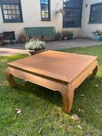 Teakhouten Salontafel 110x110cm - Indonesisch, Ophalen, 100 tot 150 cm, Zo goed als nieuw, Minder dan 50 cm