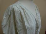 Linnen krijt witte blouse van ZARA maat S 36 wijdvallend, Ophalen of Verzenden, Maat 36 (S), Gedragen, Wit