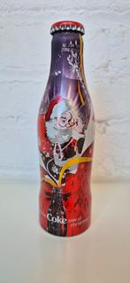 Vol aluminium Coca-Cola flesje / Santa / Christmas, Ophalen of Verzenden, Zo goed als nieuw, Overige typen