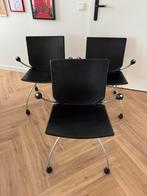 3x Boonzaaijer & Mazairac Gigi Stoelen, Ophalen, Zo goed als nieuw, Zwart