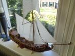 Fraai, groot oud modelschip / zeilboot / galjoen / zeilschip, Antiek en Kunst, Antiek | Woonaccessoires, Ophalen