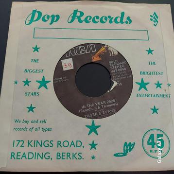 45 rpm Zager & Evans - In The Year 2525 (1969) beschikbaar voor biedingen