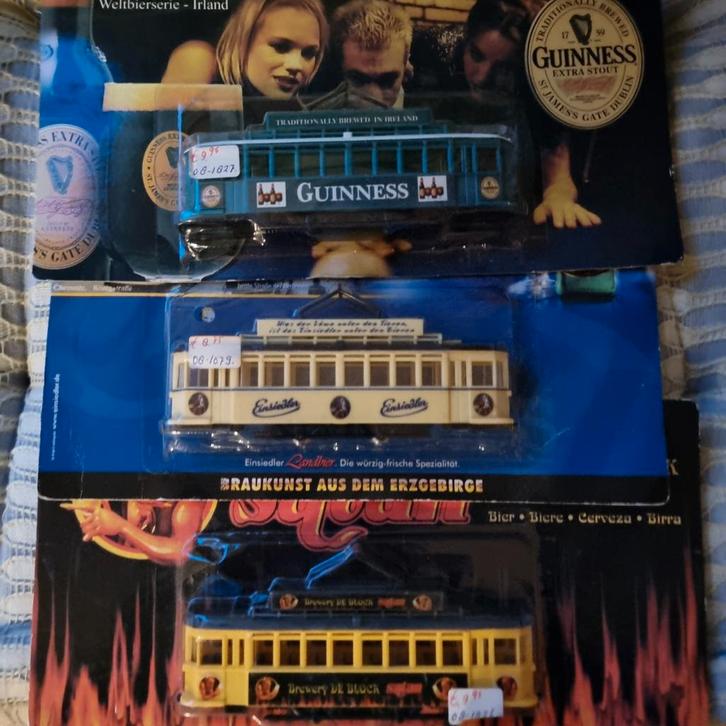 TRAMMIES (zonder motor) plastic.., Hobby en Vrije tijd, Modeltreinen | H0, Zo goed als nieuw, Ophalen of Verzenden