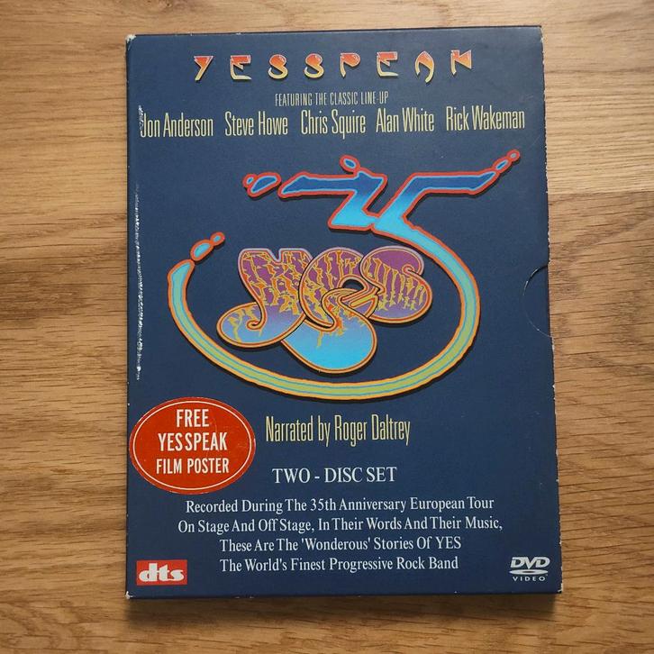 Yes - DVD - Yesspeak, Cd's en Dvd's, Dvd's | Muziek en Concerten, Zo goed als nieuw, Muziek en Concerten, Alle leeftijden, Ophalen of Verzenden