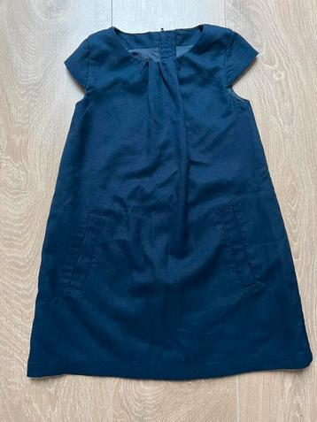 H&M jurk donkerblauw maat 110 beschikbaar voor biedingen
