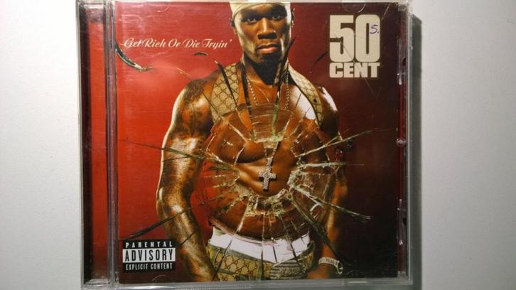 50 Cent - Get Rich Or Die Tryin', Cd's en Dvd's, Cd's | Hiphop en Rap, Zo goed als nieuw, 2000 tot heden, Ophalen of Verzenden