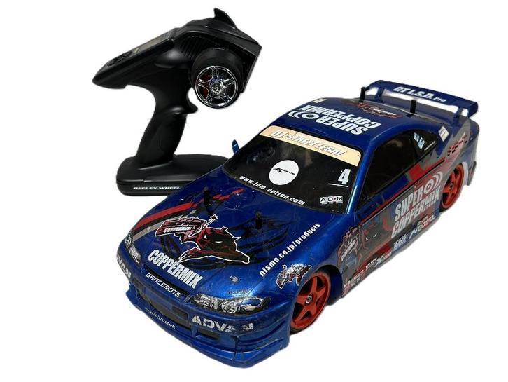 Tamiya TT-01 Nissan Silvia 1/10 rc auto, Hobby en Vrije tijd, Modelbouw | Radiografisch | Auto's, Gebruikt, Auto onroad, Elektro