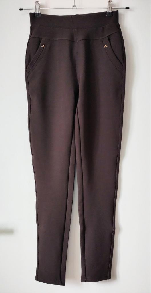 Zachte skinny broek, mt S/M, Kleding | Dames, Broeken en Pantalons, Zo goed als nieuw, Maat 38/40 (M), Blauw, Lang, Ophalen of Verzenden