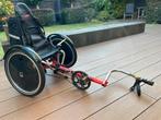Hase Trets aanhangfiets met grote bagagetas, Ophalen, Gebruikt, Aanhangfiets