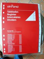 Tabbladen voor 23 gaats , 11 gaats en 4 gaats ringbanden, Diversen, Ophalen of Verzenden, Nieuw