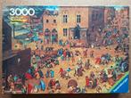 Puzzle 3000 st. Pieter Brueghel Kinderspelen, Gebruikt, Ophalen of Verzenden, Meer dan 1500 stukjes