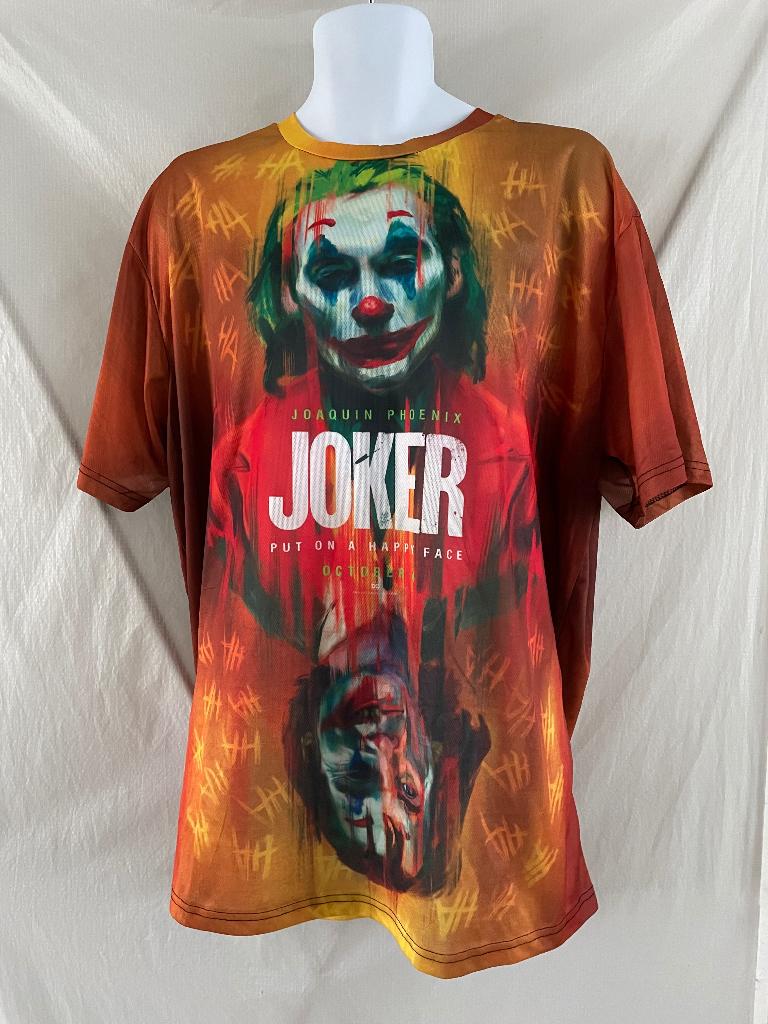 Heren T-shirt met print ‘The Joker’ – 6XL, Kleding | Heren, Grote Maten, Ophalen of Verzenden, Zo goed als nieuw, Overige kleuren
