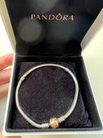Pandora 590702hg zilver 14k gouden sluiting, Sieraden, Tassen en Uiterlijk, Armbanden, Ophalen of Verzenden, Zo goed als nieuw