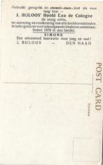 Reclame kaart J. Bijloos  Den Haag, Ophalen of Verzenden, 1920 tot 1940, Ongelopen, Overige thema's