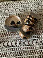 6 kop en schotels, met chinese beschildering, Huis en Inrichting, Keuken | Servies, Ophalen, Zo goed als nieuw, Overige stijlen