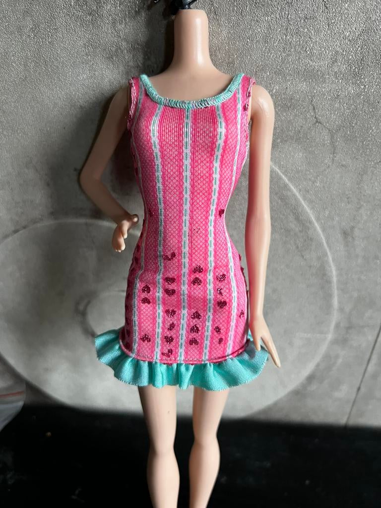 Barbie fashionistas jurkje, Ophalen of Verzenden, Zo goed als nieuw, Carnaval