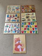 Houten Puzzels, Ophalen of Verzenden, Minder dan 10 stukjes, Gebruikt, 4 tot 6 jaar