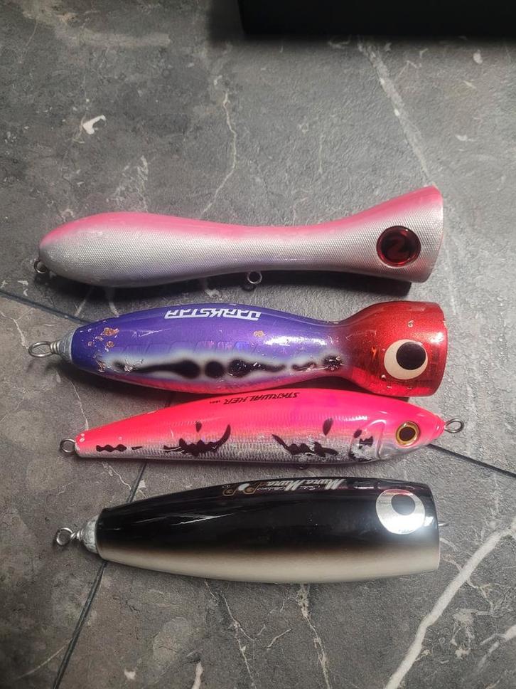 Poppers en Stickbaits Visgerei, Watersport en Boten, Hengelsport | Zeevissen, Gebruikt, Overige typen, Ophalen of Verzenden