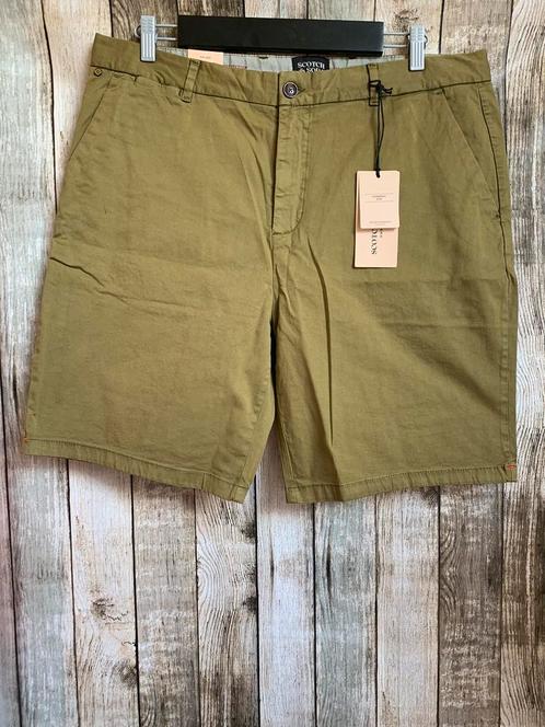 Nieuwe Scotch & Soda Stuart groene gave short (Maat W36), Kleding | Heren, Broeken en Pantalons, Nieuw, Maat 52/54 (L), Groen