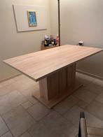 Eettafel, tafel, bureau, eetkamertafel, hout, lichte kleur, 50 tot 100 cm, 150 tot 200 cm, Rechthoekig, Zo goed als nieuw