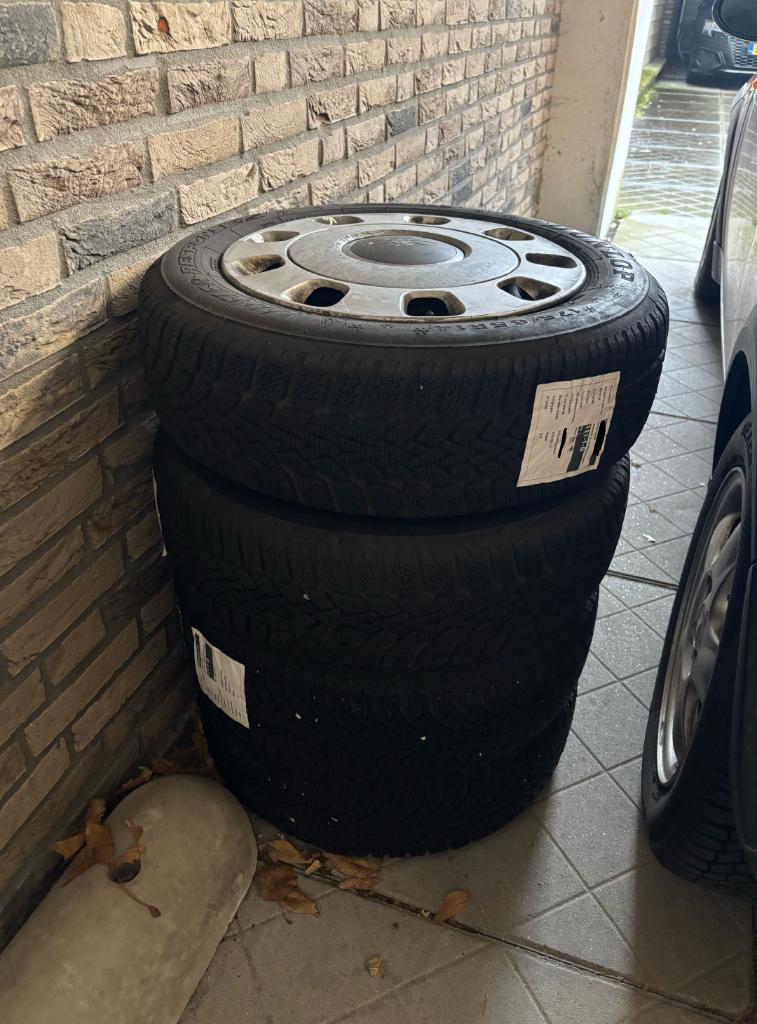 Winterbanden Fiat 500, Auto-onderdelen, Banden en Velgen, Ophalen, 14 inch, Gebruikt, 175 mm