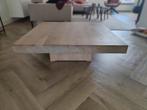 Salontafel eikenhout 100x100x32,5cm, Ophalen, Gebruikt, 100 tot 150 cm, Eikenhout
