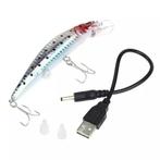 Te koop plug met tril en licht functies usb oplaadbaar nieuw, Ophalen of Verzenden, Nieuw, Overige typen