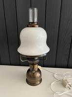 Oude wandlamp met glas, Huis en Inrichting, Ophalen, Gebruikt, Glas