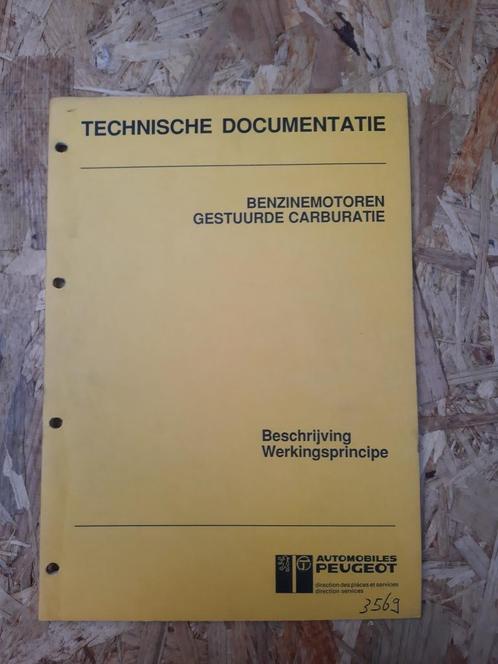 Werkplaatshandboek Peugeot Elektro gestuurde carburateurs, Auto diversen, Handleidingen en Instructieboekjes, Ophalen of Verzenden