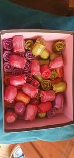 doos vol bloemen kaarsen, Ophalen, Zo goed als nieuw