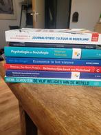 Complete set studieboeken Journalistiek jaar 1, Boeken, Gelezen, Diverse auteurs, Alpha, HBO