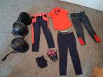 3 x paardrij cap, 3 x broek 2 x handschoen 1 x polo maat 122, Dieren en Toebehoren, Paardrijkleding, Kinderen, Ophalen of Verzenden