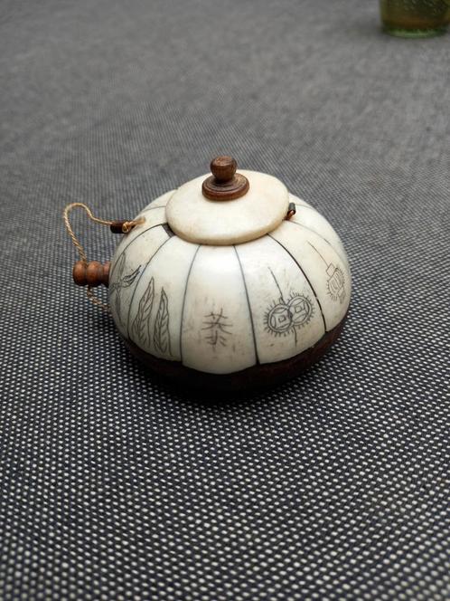 Oud Chinees opbergdoosje voor opium, jaren '30., Antiek en Kunst, Antiek | Overige Antiek, Ophalen of Verzenden