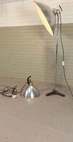 Vintage industriëlle studio set vloerlamp/ lampen, Photax, Ophalen, Tweedehands, Metaal, Tweedehands