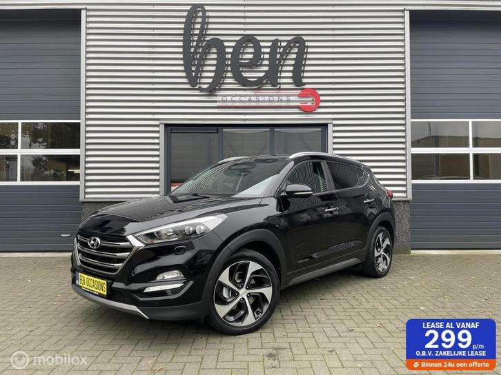Hyundai Tucson 1.6 T-GDi Premium 4WD BOMVOL!, Auto's, Hyundai, Bedrijf, Te koop, Tucson, 4x4, ABS, Achteruitrijcamera, Airbags