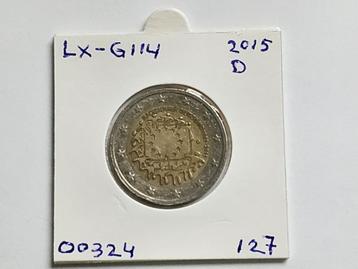 2-euromunt Duitsland (D) D 2015 Europa LX-G114 beschikbaar voor biedingen