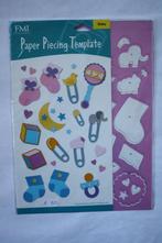 Paper Piecing Template Baby, Hobby en Vrije tijd, Scrapbooking, Verzenden, Nieuw, Versiering of Embellishment, Overige merken