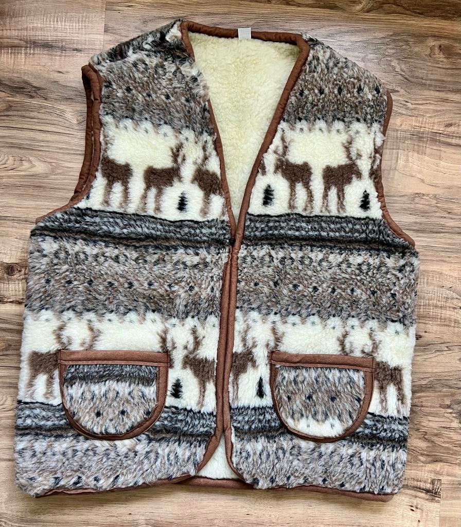Zeer warme nieuwe bodywarmer van schapenwol maat XXL., Ophalen of Verzenden, Nieuw