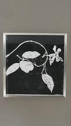 Ingelijste Linosnede Sinaasappelbloesem Andrea Veldman, Ophalen