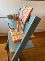 Stokke Tripp Trapp met babyset, kussen en gliders, Ophalen, Gebruikt, Meegroeistoel