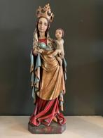 Maria met kind Houtsnijwerk, Antiek en Kunst, Antiek | Religie, Ophalen of Verzenden