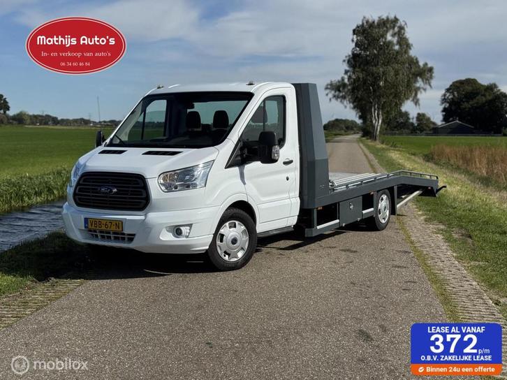Ford Transit 350 2.2 TDCI L4H1Oprijwagen Tijhof 1400kg! Laad, Auto's, Bestelauto's, Bedrijf, Te koop, ABS, Alarm, Bluetooth, Boordcomputer