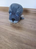 Big Headz Protected World grijs glad zacht pluche zeehond, Ophalen of Verzenden, Nieuw, Hond