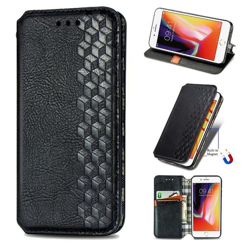 iPhone 6/7/8/SE 2020/2022 PU Lederen Wallet Case Set _ Zwart, Telecommunicatie, Mobiele telefoons | Hoesjes en Frontjes | Apple iPhone