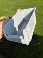 Magazijn bakjes grijs - 8 stuks, Ophalen of Verzenden, Gebruikt, Kunststof, Minder dan 50 cm