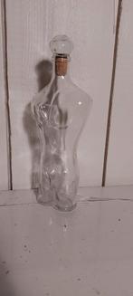 Karaf van glas torso man fles in vorm van mannenlichaam deco, Ophalen of Verzenden, Nieuw
